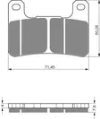 GOLDFREN Jarrupalat 213 Ceramic carbon AD - Duell MP varaosat ja tarvikkeet - 67958 - 1