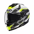HJC Kypärä i71 Zest Harmaa/Valkoinen/Fluo Keltainen MC3H XL - Duell ajovarusteet - 55358 - 1