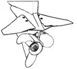 Hydrofoil stabiliser up to 200 HP - Duell venetarvikkeet - 4178 - 1