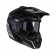 Leatt Kypärä + Ajolasit ADV 9.5 XXL 63-64cm Carbon Musta - Duell ajovarusteet - 45618 - 1