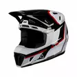 Leatt Kypärä+Ajolasit Moto 7.5 S 55-56cm Valkoinen/Punainen V26 - Duell ajovarusteet - 45978 - 1