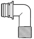 Liitin 90° 1/2 - Duell venetarvikkeet - 6768 - 1