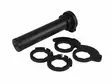 ODI Fusion OE RPLC Throttle Tube MX 7/8" BLACK Injection Molded Plastic - Duell MP varaosat ja tarvikkeet - 53178 - 1