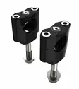 ODI MX BAR MOUNTS-OVERSIZED 1-1/8" (Drop-In Style) Shot Peened BLACK - Duell MP varaosat ja tarvikkeet - 53568 - 1