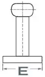 Osculati Nordik Black Line pollari 150mm - Duell venetarvikkeet - 5338 - 1