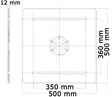 Osculati Pöytäjalka heavy duty 341-714mm - Duell venetarvikkeet - 4628 - 1