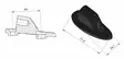 Puig Adapter Left Rear Mirror Gti Honda Cbr1000Rr/Sp/S - Duell MP varaosat ja tarvikkeet - 95008 - 1