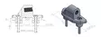 Puig Adapter Rear Mirror Left Hi-Tech/Gt/F1 Bmw F800Gt - Duell MP varaosat ja tarvikkeet - 90328 - 1