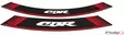 Puig Kit 8 Rim Strips Cbr C/Red - Duell MP varaosat ja tarvikkeet - 92788 - 1