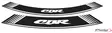 Puig Kit 8 Rim Strips Cbr C/White - Duell MP varaosat ja tarvikkeet - 92168 - 1