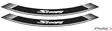 Puig Kit 8 Rim Strips Scoopy C/White - Duell MP varaosat ja tarvikkeet - 92508 - 1