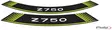 Puig Kit 8 Rim Strips Z750 C/Green - Duell MP varaosat ja tarvikkeet - 92878 - 1