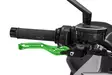 Puig Short Brake Lever 4.0. C/Green Selector C/Black - Duell MP varaosat ja tarvikkeet - 93818 - 1