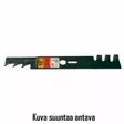 Rotary Terä (Copperhead) 19" (48.3cm) Silppuava Suora Yleismalli - Duell pienkoneiden varaosat ja tarvikkeet - 73218 - 1
