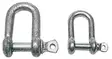 Sakkeli D-malli galvanoitu 10mm - Duell venetarvikkeet - 7488 - 1