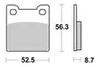Sbs Jarrupalat Ceramic - Duell MP varaosat ja tarvikkeet - 123208 - 1
