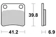 Sbs Jarrupalat Ceramic - Duell MP varaosat ja tarvikkeet - 123808 - 1