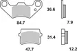 Sbs Jarrupalat Ceramic - Duell MP varaosat ja tarvikkeet - 123988 - 1