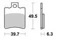 Sbs Jarrupalat Ceramic (697HF) - Duell MP varaosat ja tarvikkeet - 124828 - 1