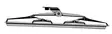 SS windshield blade w. silicone flap 405 mm - Duell venetarvikkeet - 6488 - 1