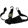 TMV Tiedowns 1.5" With Ass. Loop&coated S-Hook (2pcs)-Black - Duell MP varaosat ja tarvikkeet - 87618 - 1