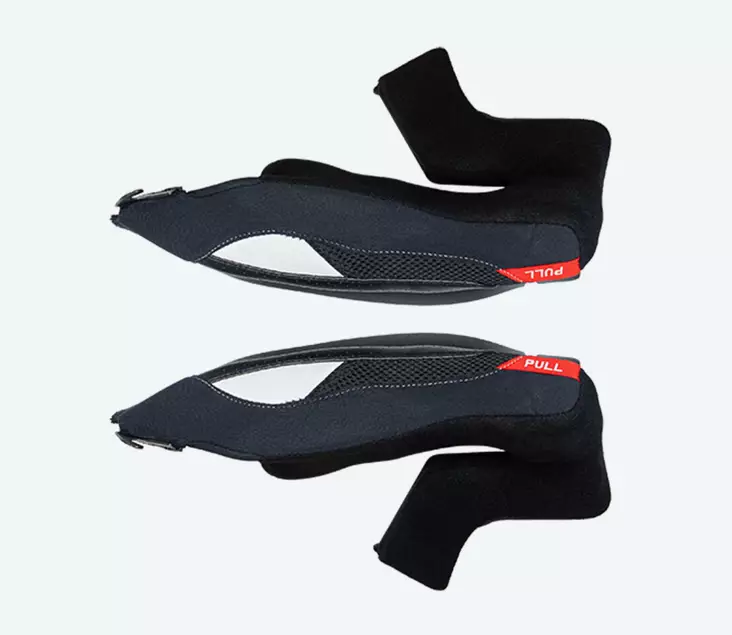 Airoh Commander 2 Cheek pads XS 25mm - Duell ajovarusteet - 59129 - 1