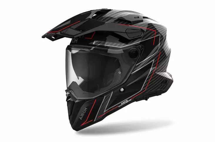 Airoh Kypärä Commander 2 Carbon Stylish Kiiltävä, M - Duell ajovarusteet - 60499 - 1