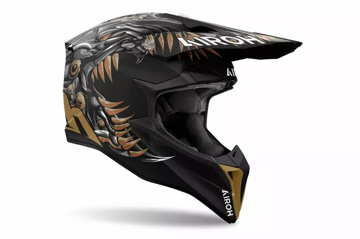 Airoh Kypärä Wraaap Cyborg Matta, XS - Duell ajovarusteet - 60779 - 1