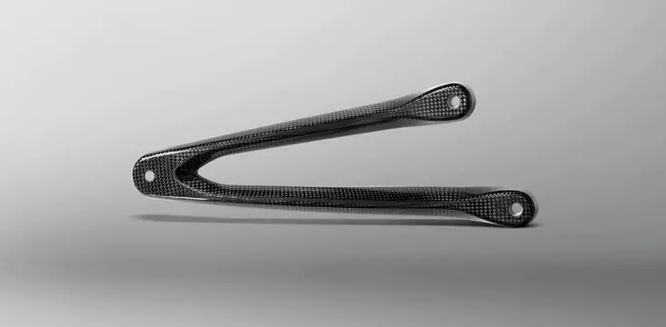 Akrapovic Carbon fiber muffler bracket Ninja ZX-6R 2009- - Duell MP varaosat ja tarvikkeet - 67789 - 1