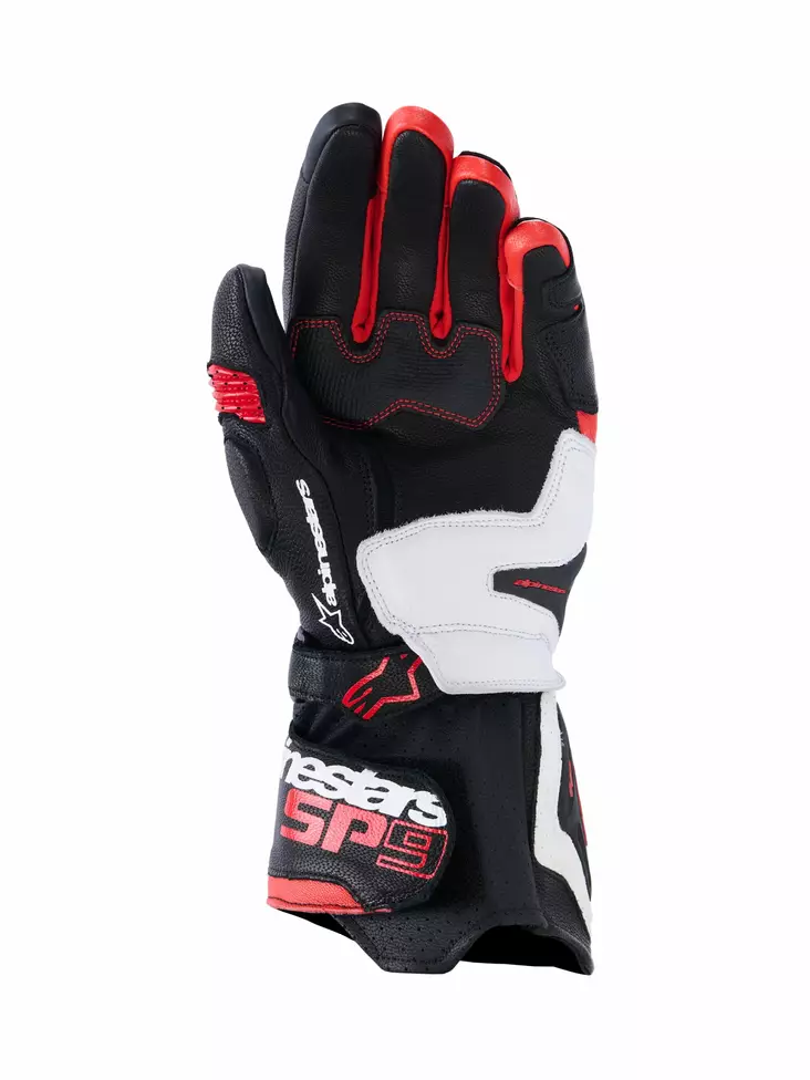 Alpinestars Ajohanskat SP-9 Musta/Valkoinen/Punainen, 3XL - Duell ajovarusteet - 40769 - 1
