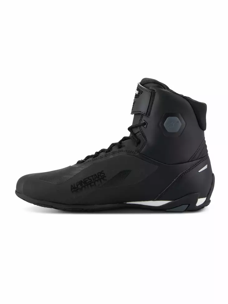 Alpinestars Ajokenkä Faster-4 Musta/Valkoinen, 40.5 (8) - Duell ajovarusteet - 38549 - 1