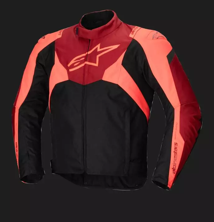 Alpinestars Ajotakki T-Jaws v4 Vedenpitävä Musta/Punainen/Punainen Fluo, M - Duell ajovarusteet - 42319 - 1