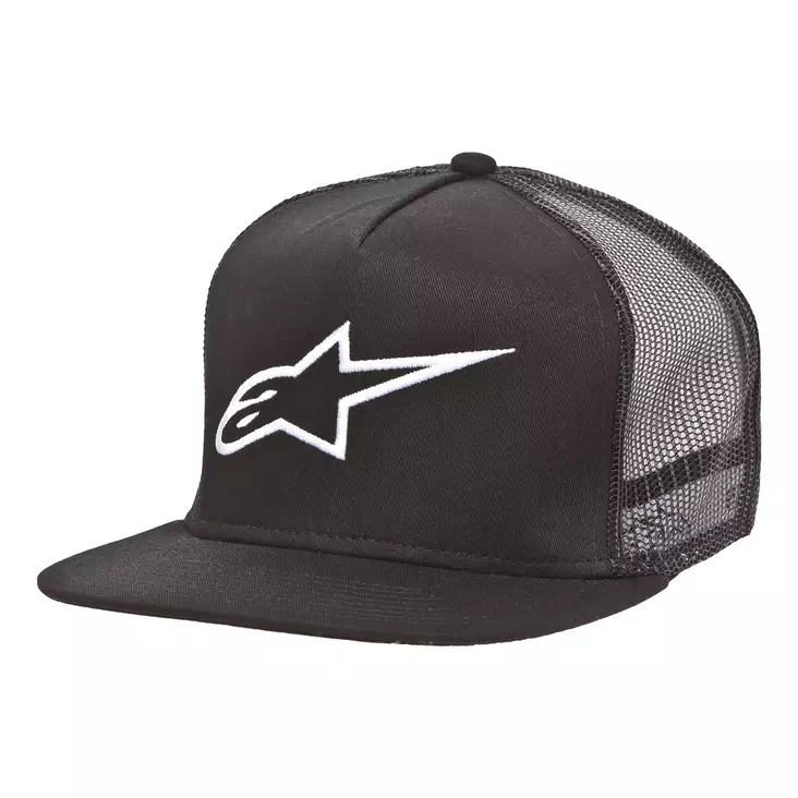 Alpinestars Corp Trucker lippis, musta one size - Duell ajovarusteet - 35319 - 1