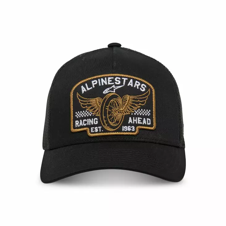 Alpinestars Heritage Patch Trucker Hat Black/Black OS - Duell ajovarusteet - 35759 - 1