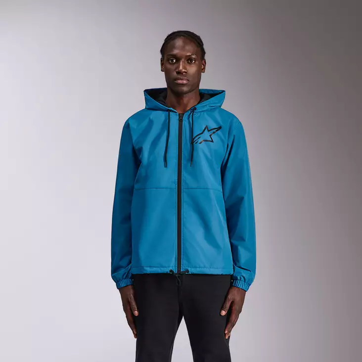 Alpinestars Jacket Speeder Chromium Windbreaker Blue Black, XL - Duell ajovarusteet - 35449 - 1