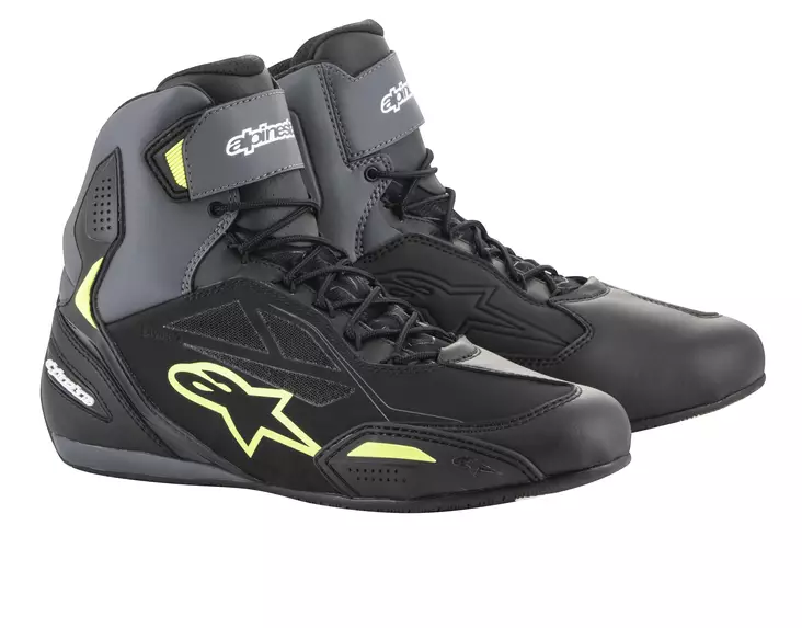 Alpinestars Kenkä Faster-3 Drystar Musta/Kelt. fluo 44 - Duell ajovarusteet - 37829 - 1