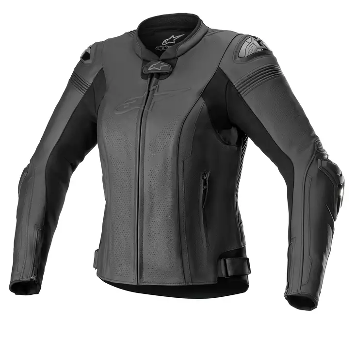 Alpinestars Nahkatakki Naisten Missile v2 Musta/Musta 46 - Duell ajovarusteet - 40539 - 1