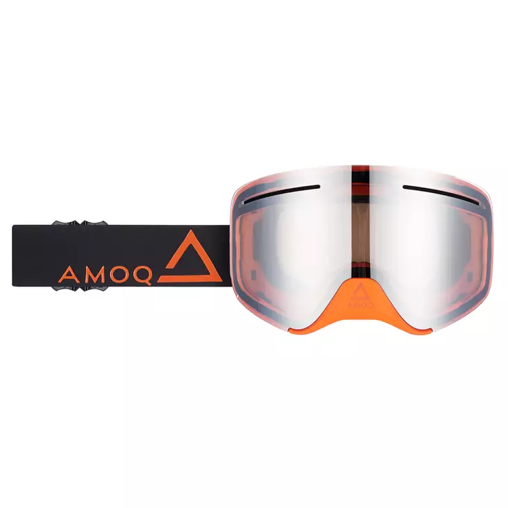 AMOQ Vision Vent+ Magnetic Ajolasit Musta-Oranssi - Hopea Peili - Duell ajovarusteet - 52749 - 1