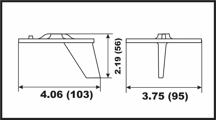 Anodi alumiini evä Honda/Yamaha 20-50HP - Duell venetarvikkeet - 135919 - 1