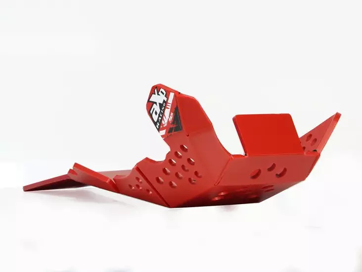 AXP Xtrem HDPE Skid Plate Red Honda CRF250R/CRF250RX/CRF300RX 22- - Duell MP varaosat ja tarvikkeet - 86539 - 1