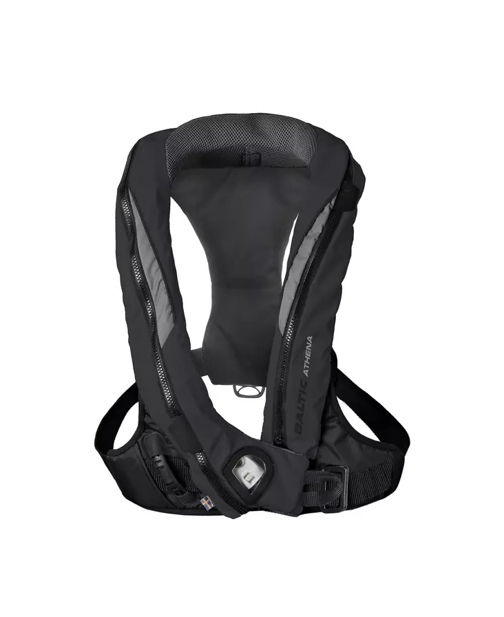 Baltic Athena 165 harness auto ilmatäytteinen pelastusliivi musta/harmaa 40-120 - Duell venetarvikkeet - 135289 - 1