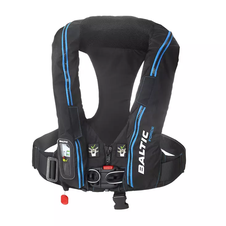 Baltic FORCE harness auto ilmatäytteinen pelastusliivi musta 40-120kg - Duell venetarvikkeet - 135189 - 1
