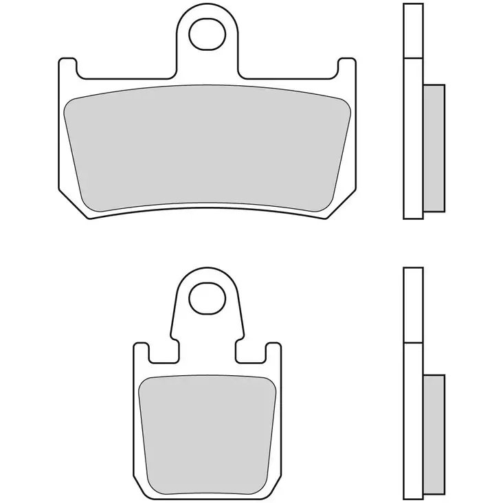 Brembo Jarrupalat Eteen Sintered Road - Duell MP varaosat ja tarvikkeet - 121269 - 1