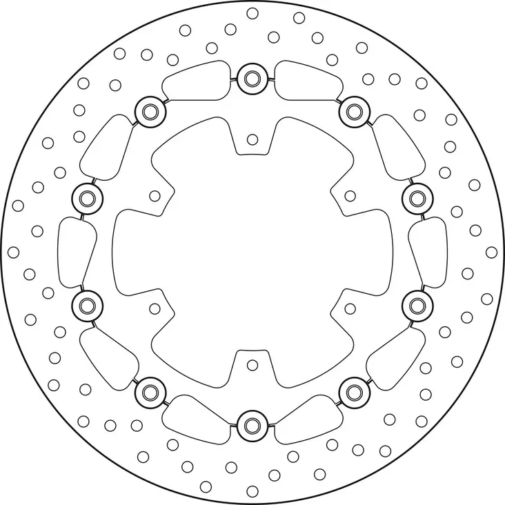 Brembo Serie Oro jarrulevy kelluva - Duell MP varaosat ja tarvikkeet - 121339 - 1