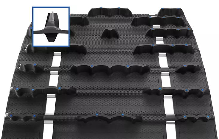 Camso Telamatto Ice Cobra SWT (nastoitettu) 60x391 2.86" 38mm - Duell MK varaosat ja tarvikkeet - 23839 - 1