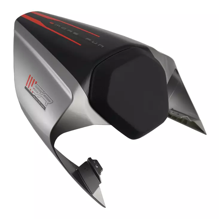 CFMOTO Takaistuimen Racing-suoja mustaharmaa 450SR - Moottoripyörän istuimet - 141379 - 1