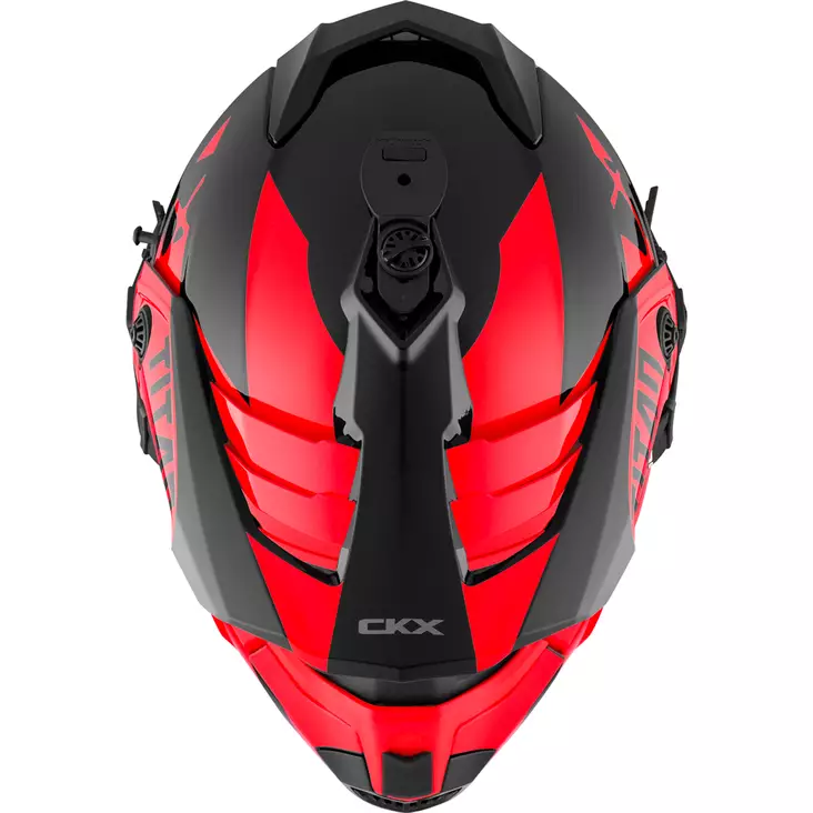 CKX Kypärä + Lasit TITAN Airflow Extra Punainen XS - Duell ajovarusteet - 59769 - 1