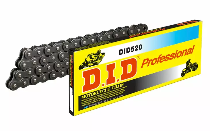 D.I.D 520 Chain+Connecting link (RJ) - Duell MP varaosat ja tarvikkeet - 116649 - 1