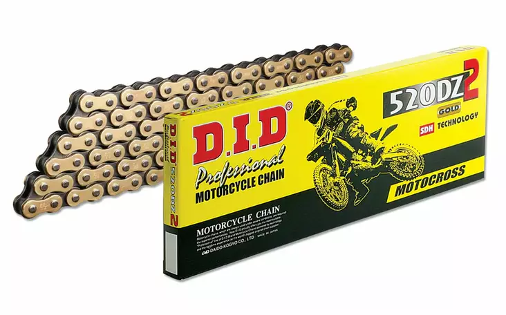 D.I.D 520DZ2 G&B Chain+Connecting link (RJ) - Duell MP varaosat ja tarvikkeet - 116319 - 1