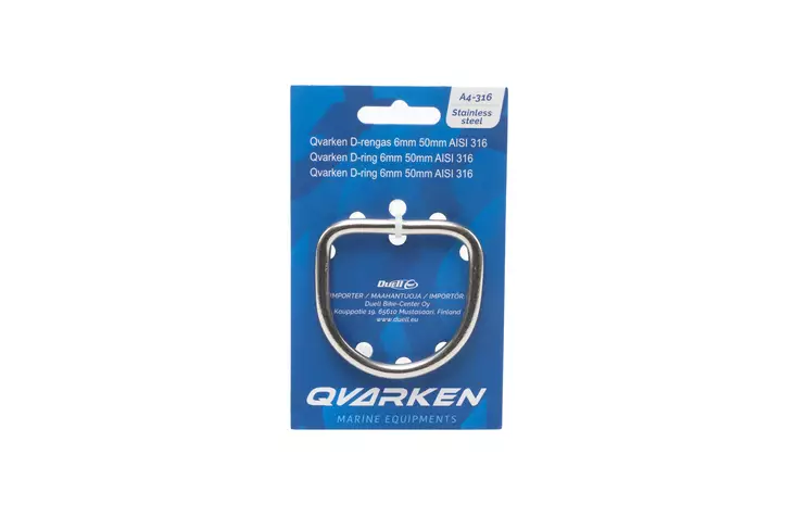 D-rengas AISI316 8x50mm - Duell venetarvikkeet - 139249 - 1